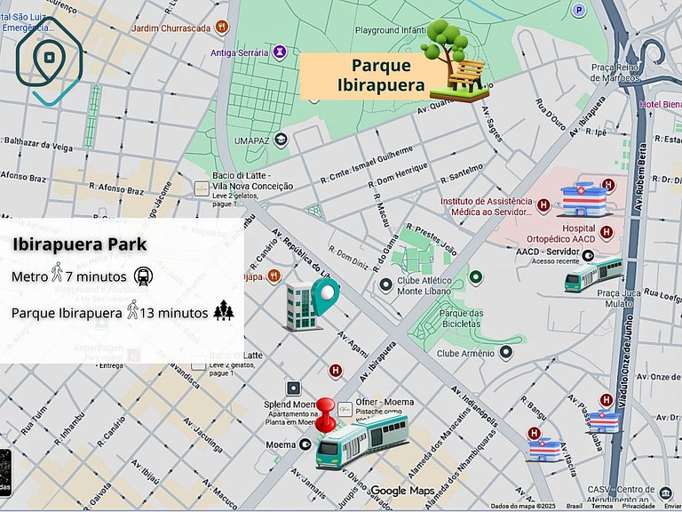 Apartamento inteiro Proximo ao Parque Ibirapuera
