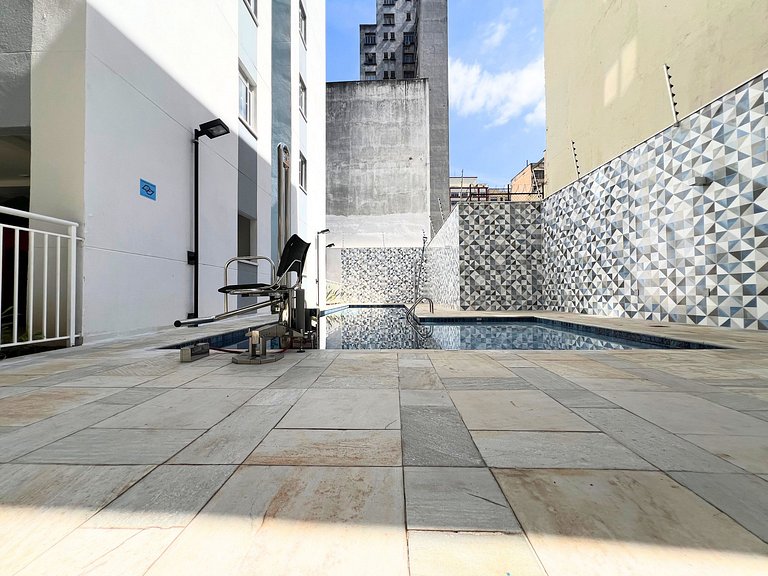 Studio República SP – Academia, Piscina e Conforto