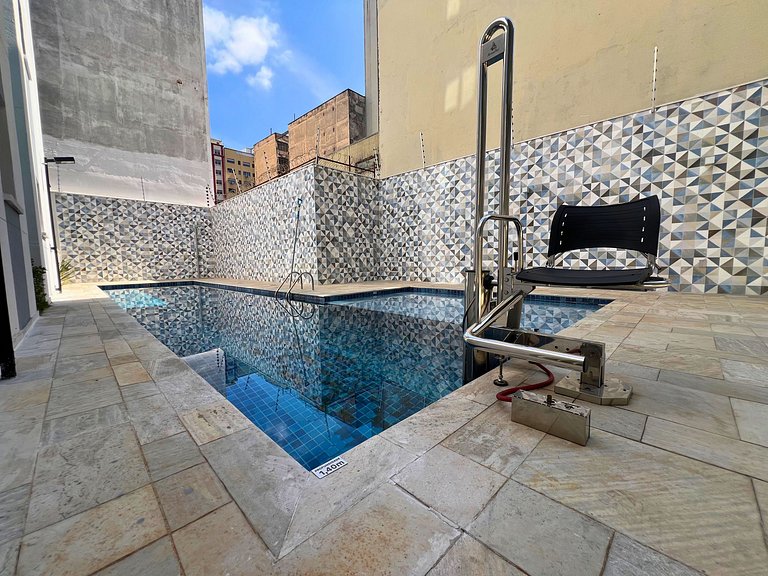 Studio República SP – Academia, Piscina e Conforto