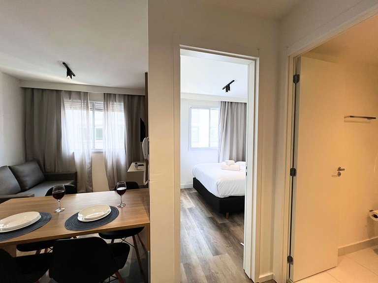 Studio República SP – Academia, Piscina e Conforto