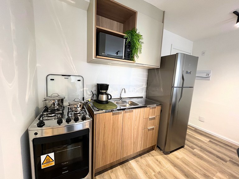 Studio República SP – Academia, Piscina e Conforto