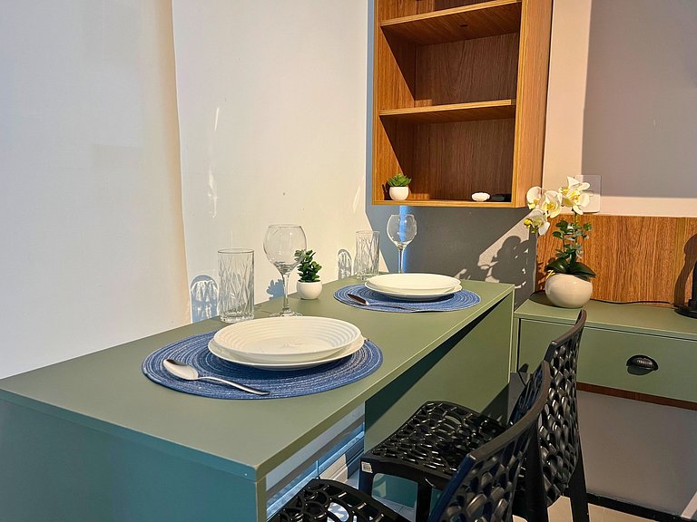 Studio moderno no VN Frei Caneca perto da Paulista