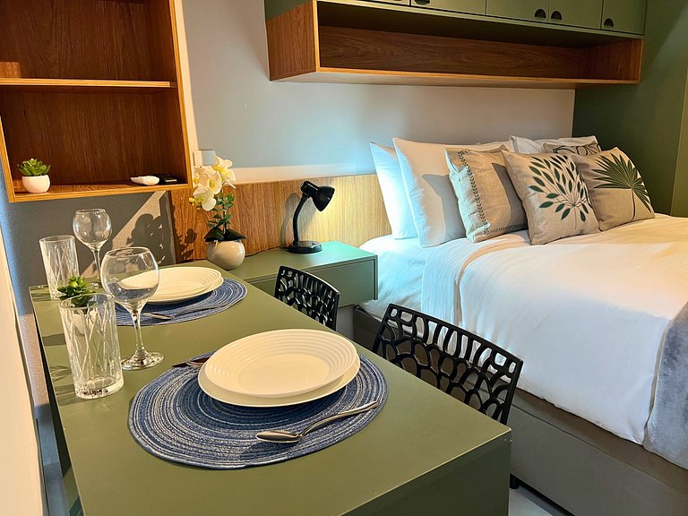 Studio moderno no VN Frei Caneca perto da Paulista