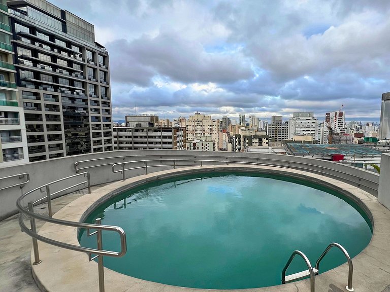 Studio moderno no VN Frei Caneca perto da Paulista