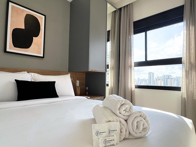 Studio moderno na Vila Mariana • Perto do metrô